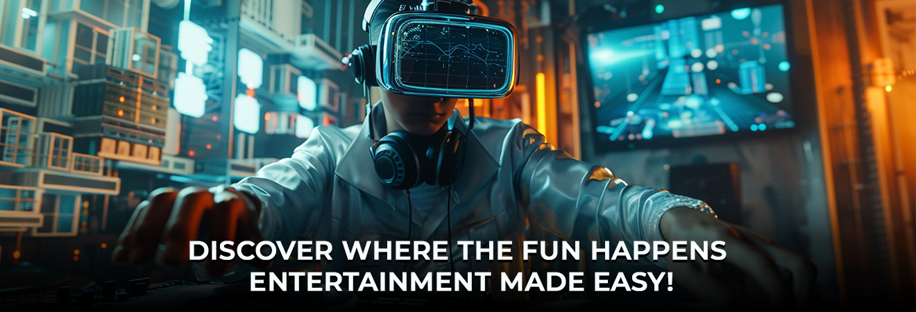Immersive VR gaming experience with players enjoying interactive virtual reality activities at a fun zone near me