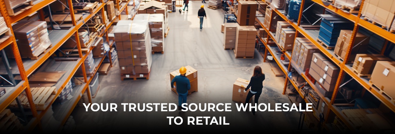 Wholesale packages being sorted and shifted for delivery inside wholesale shops in Chennai.